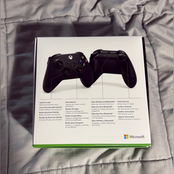 Xbox Core Wireless Controller Carbon Black Xbox Series X|S & Xbox One - NICE!!! - Picture 6 of 6
